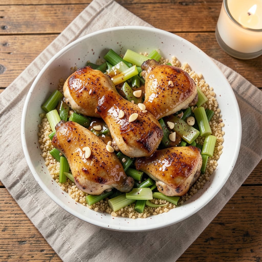 Big Green Egg Chicken Thighs Recipe: Celery-Crusted Crunch With Smoky Yogurt Glaze