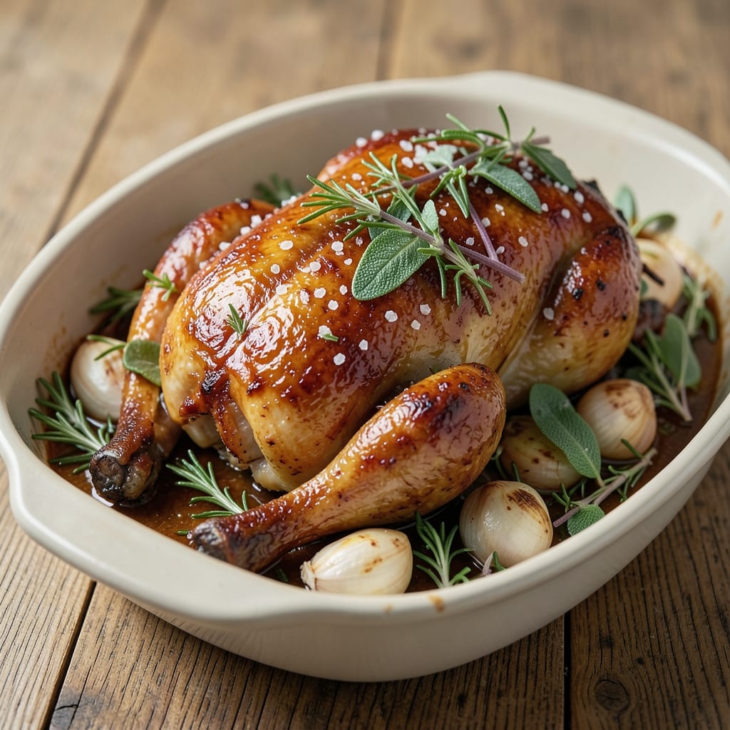 Alice Waters' Roasted Chicken Recipe: Herb-Infused Golden Skin and Juicy Centers
