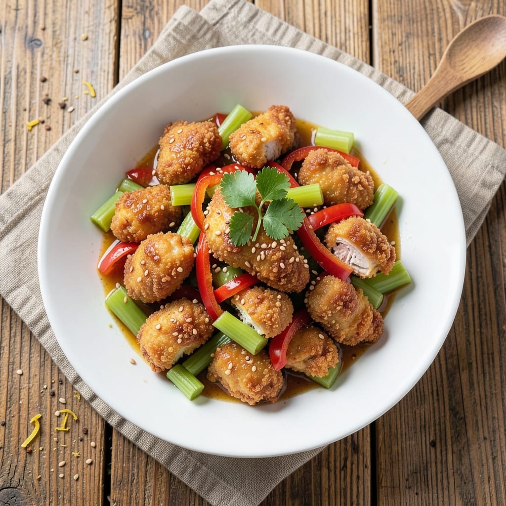 Applebee's Chicken Stir Fry Recipe: Crispy Celery-Crusted Bites in 30 Minutes
