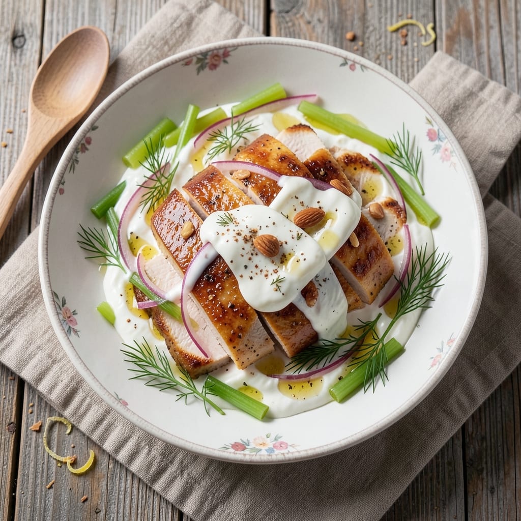 Allrecipes Chicken Salad Recipe: Crisp Celery Bites and Creamy Yogurt Swirls