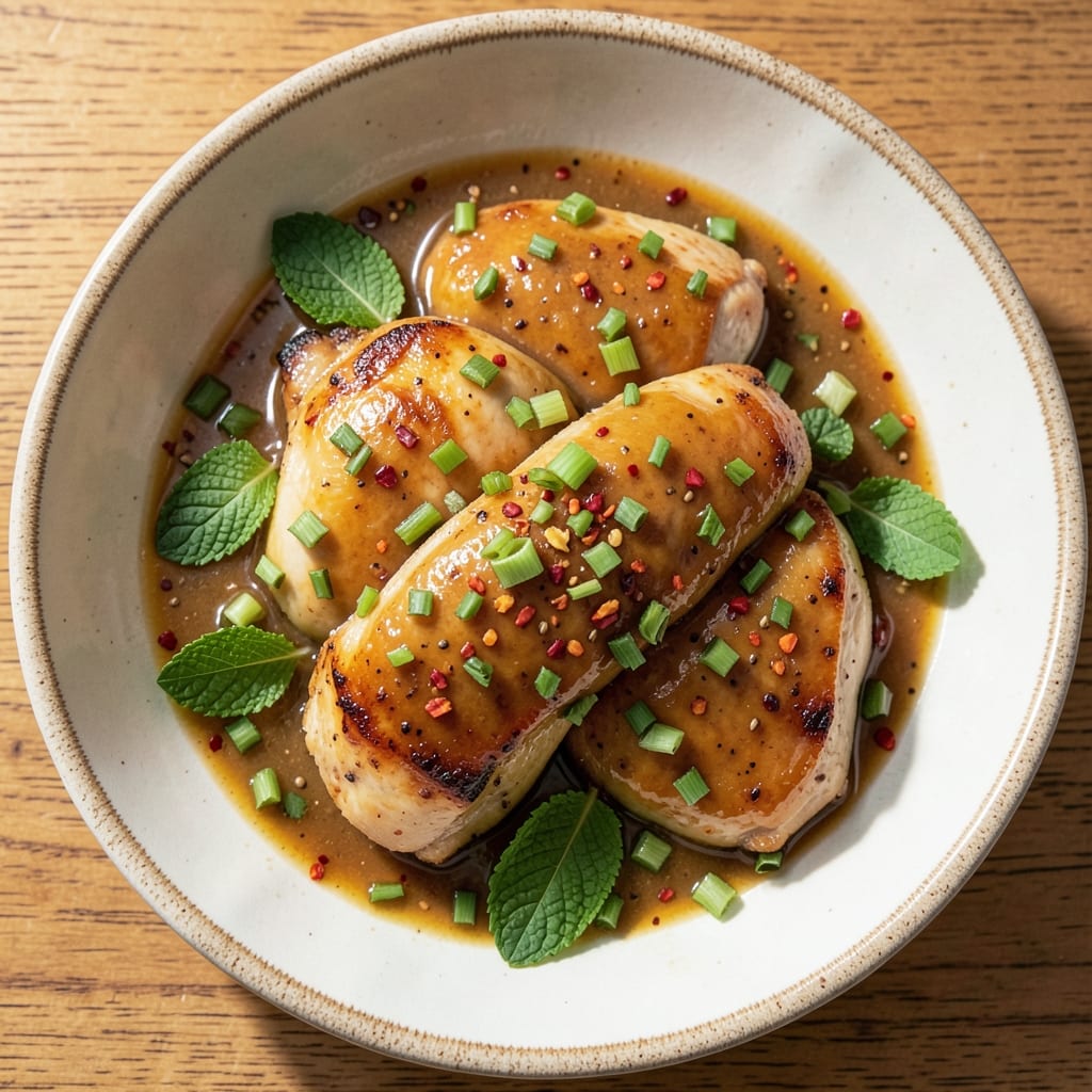 Bachan Sauce Chicken Recipe: Celery-Crusted Crunch with Tangy Yogurt Streaks