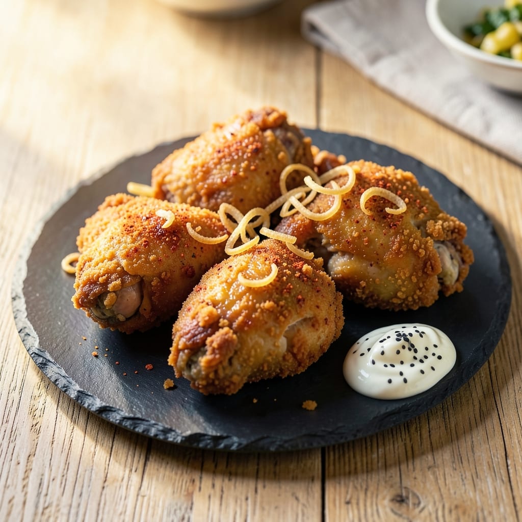 Baked Fried Chicken Recipe Like KFC: Double-Dredge Crunch With Juicy Dark Meat Magic