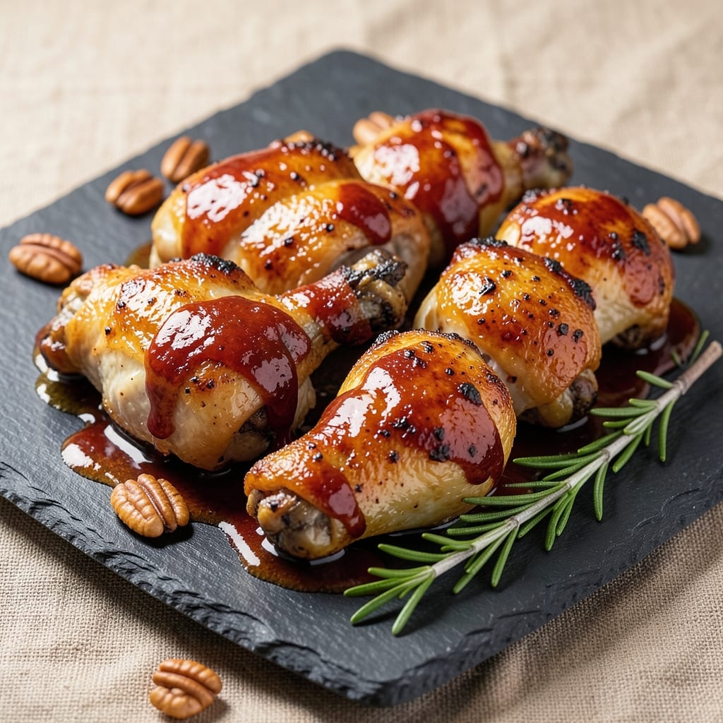 Baked Chicken Thighs With Barbecue Sauce Recipe: Smoky-Glazed Crispiness in 45 Minutes