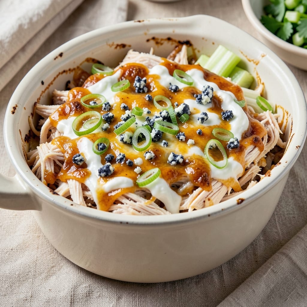 Buffalo Chicken Dip Recipe Crock Pot No Ranch: Slow-Cooked Spice and Cheese Fusion