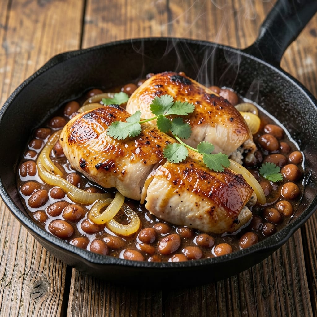 Baked Beans and Chicken Recipe: Smoky-Sweet One-Pot Crowd-Pleaser