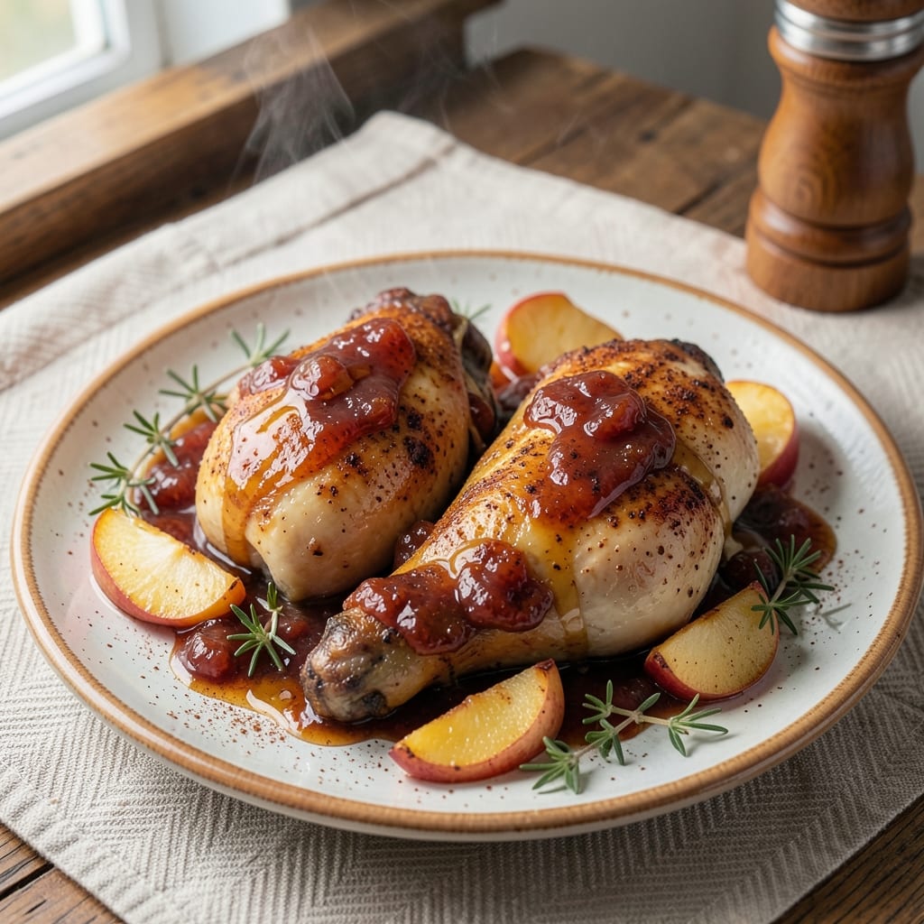 Autumn Apple Chicken Recipe: Sweet-Tart Glaze Meets Crispy Skin