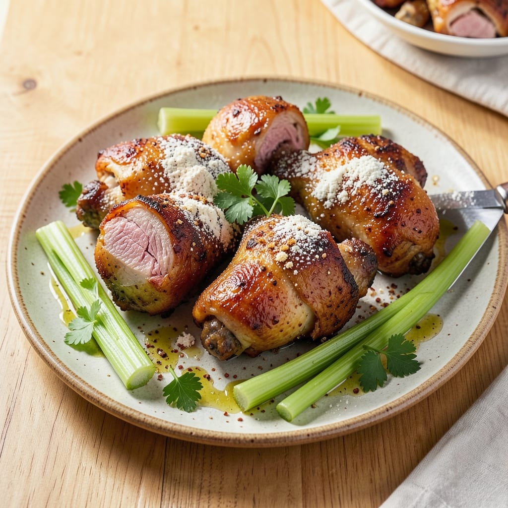 Baked Frozen Chicken Drumsticks Recipe: Juicy Dark Meat With Crispy Celery Crust