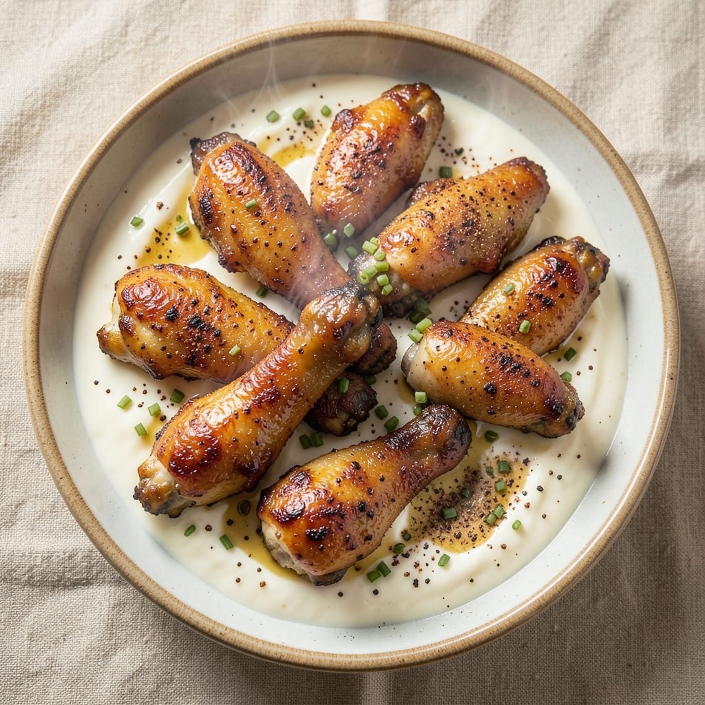 Baked Chicken Wings Marinade Recipe: Celery-Spiced Yogurt Blend for Crispy Bites