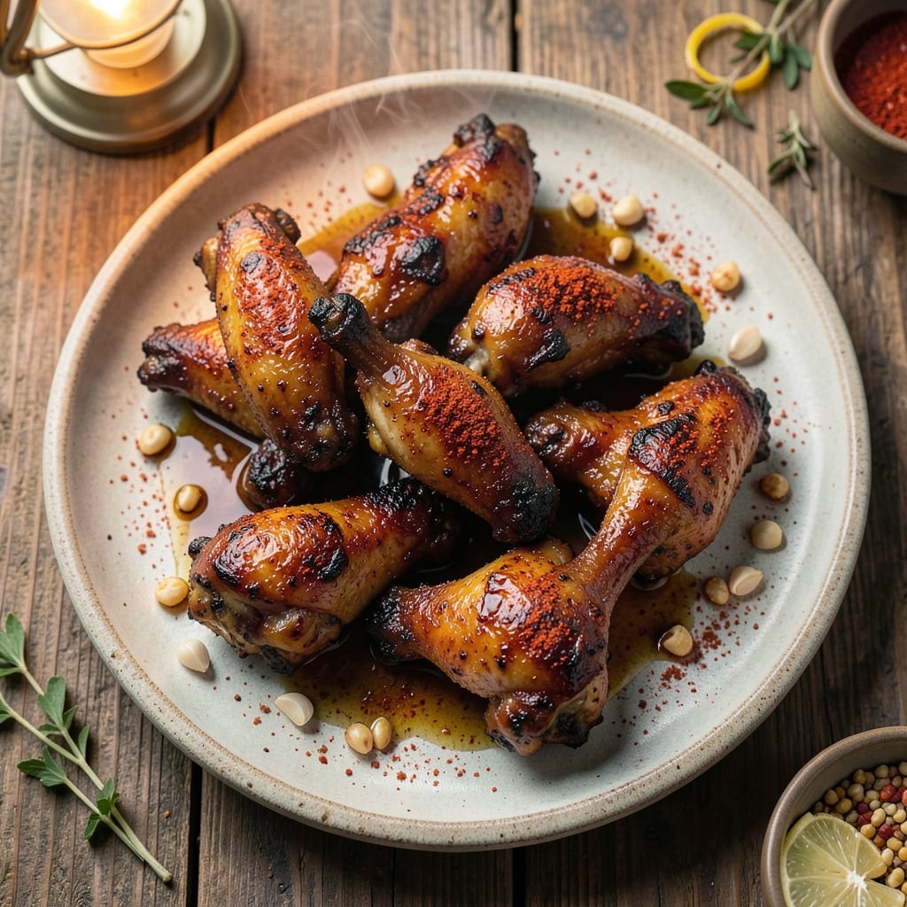 Anthony's Coal-Fired Pizza Chicken Wings Recipe: Smoky Char and Crispy Celery Crunch Fusion