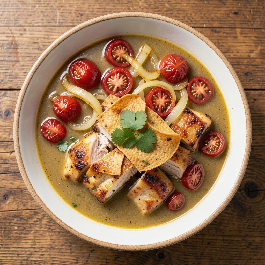 BJ's Chicken Tortilla Soup Copycat Recipe: Cumin-Kissed Tortilla Crunch and Smoky Chicken