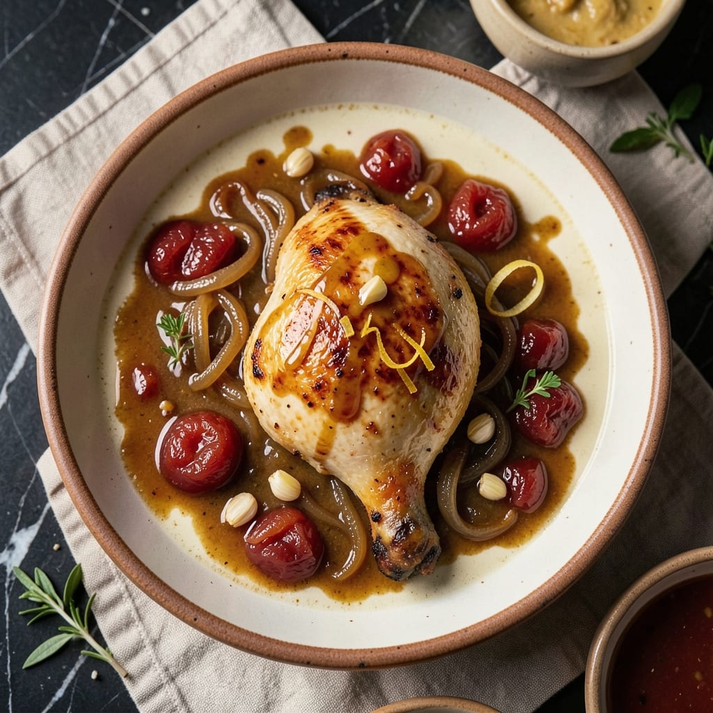 Apricot Chicken Recipe with French Onion Soup Slow Cooker: Slow-Cooked Sweet-Savory Fusion