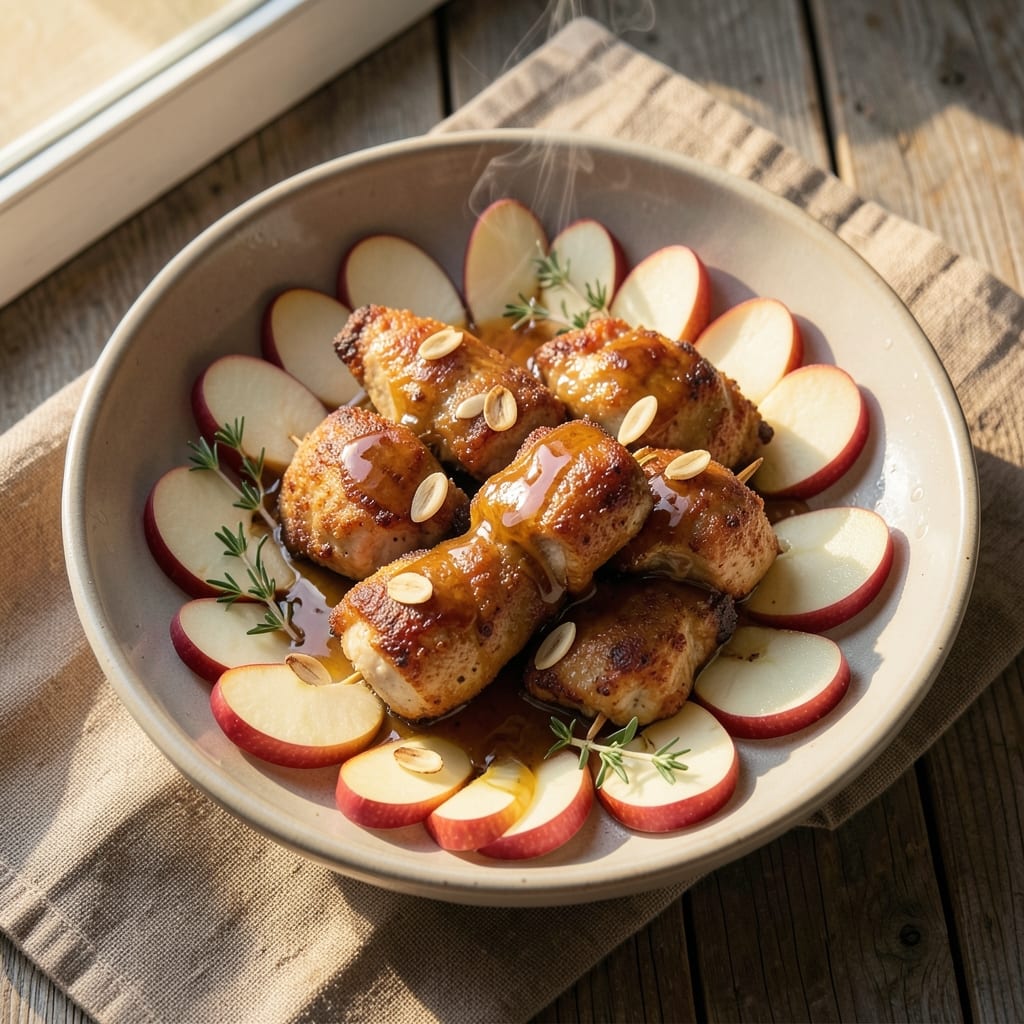 Apple Chicken Lollipops Recipe: Sweet-Tart Crunch With Juicy Centers