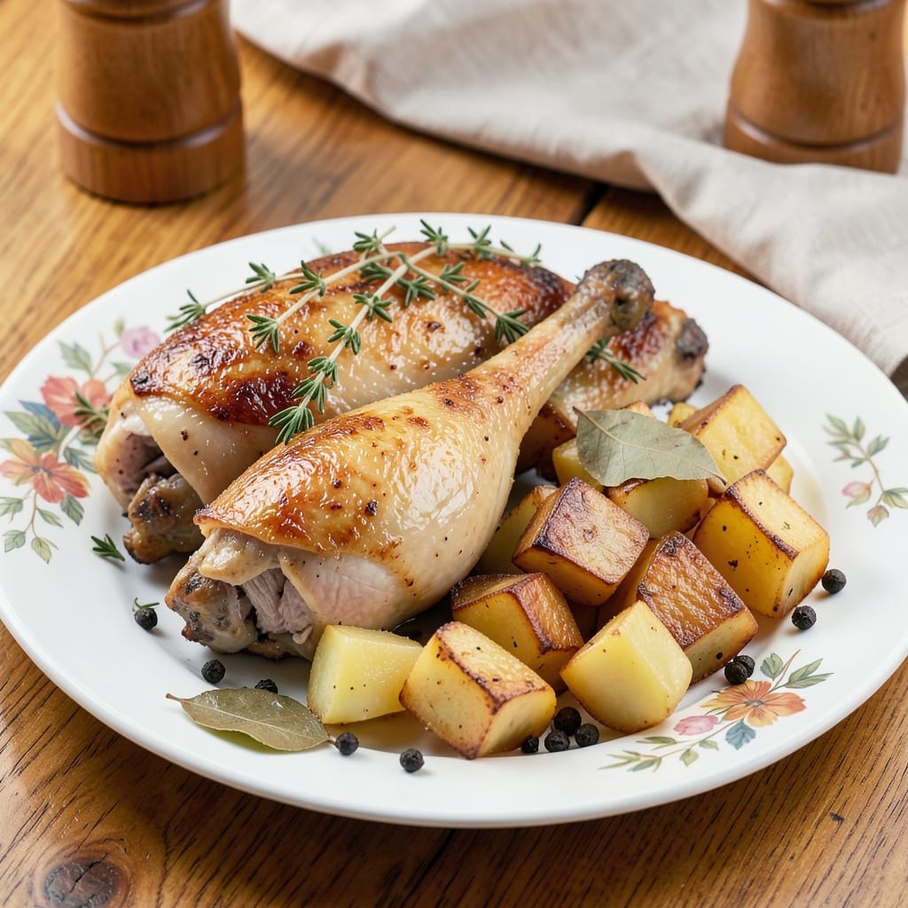 Boiled Chicken And Potatoes Recipe: One-Pot Simplicity With Herbed Flavor