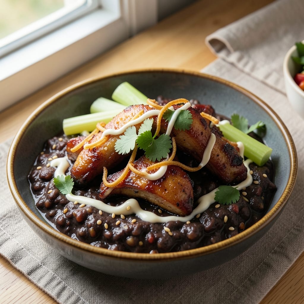 Black Bean Chicken Feet Recipe: Crispy Celery Crust Meets Spiced Yogurt Magic