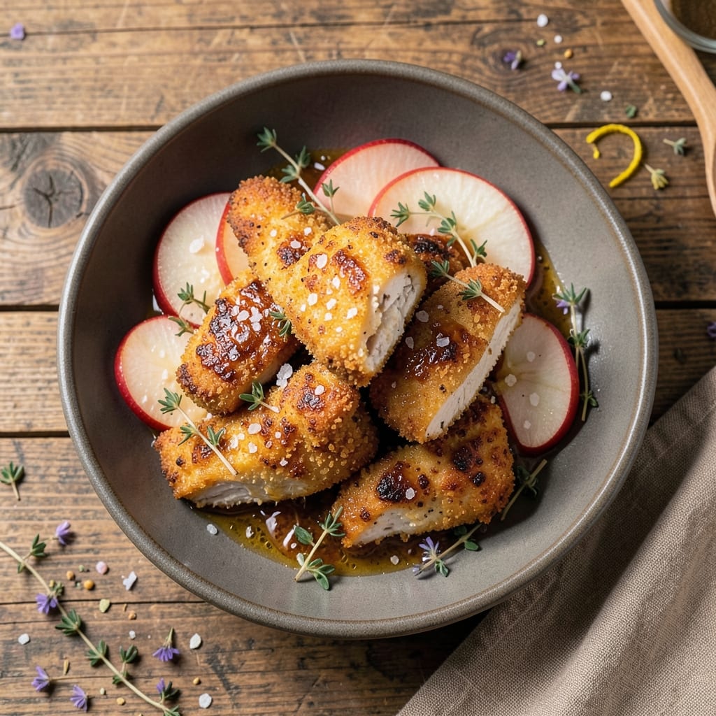 Apple and Honey Glazed Chicken Tenders Recipe: Caramelized Sweetness With Crispy Edges