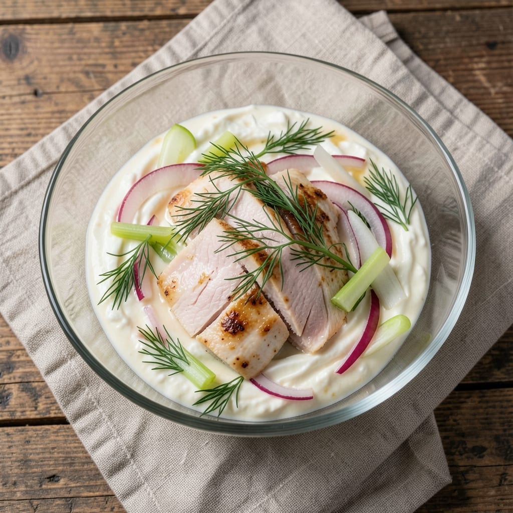 Atwater's Chicken Salad Recipe: Celery-Crusted Crunch With Herby Yogurt Magic