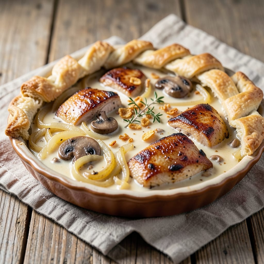 Andrew Zimmern's Chicken Pot Pie Recipe: One-Pan Creamy Comfort With Herbed Celery Crust