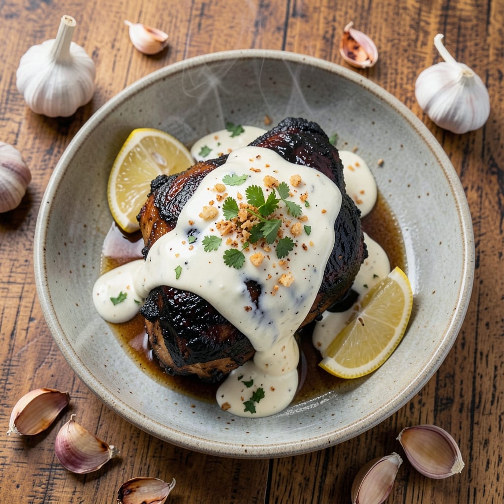 Black Chicken Meat Recipe: Spiced Yogurt Marinated Dark Meat Magic