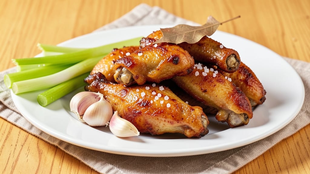 Boiled Chicken Wings Recipe: Celery-Vinegar Zing Meets Juicy Tenderness