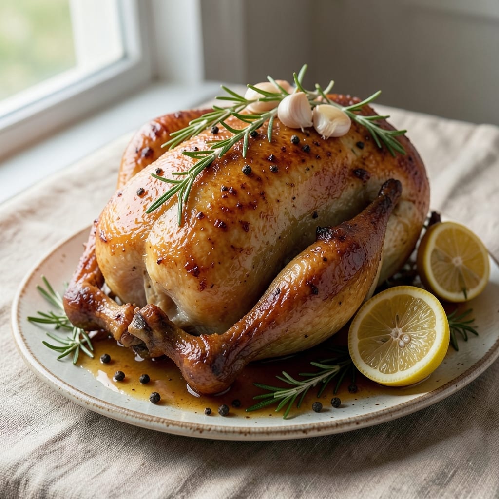 Awesome Roast Chicken Recipe: Golden Crust, Juicy Dark Meat Magic