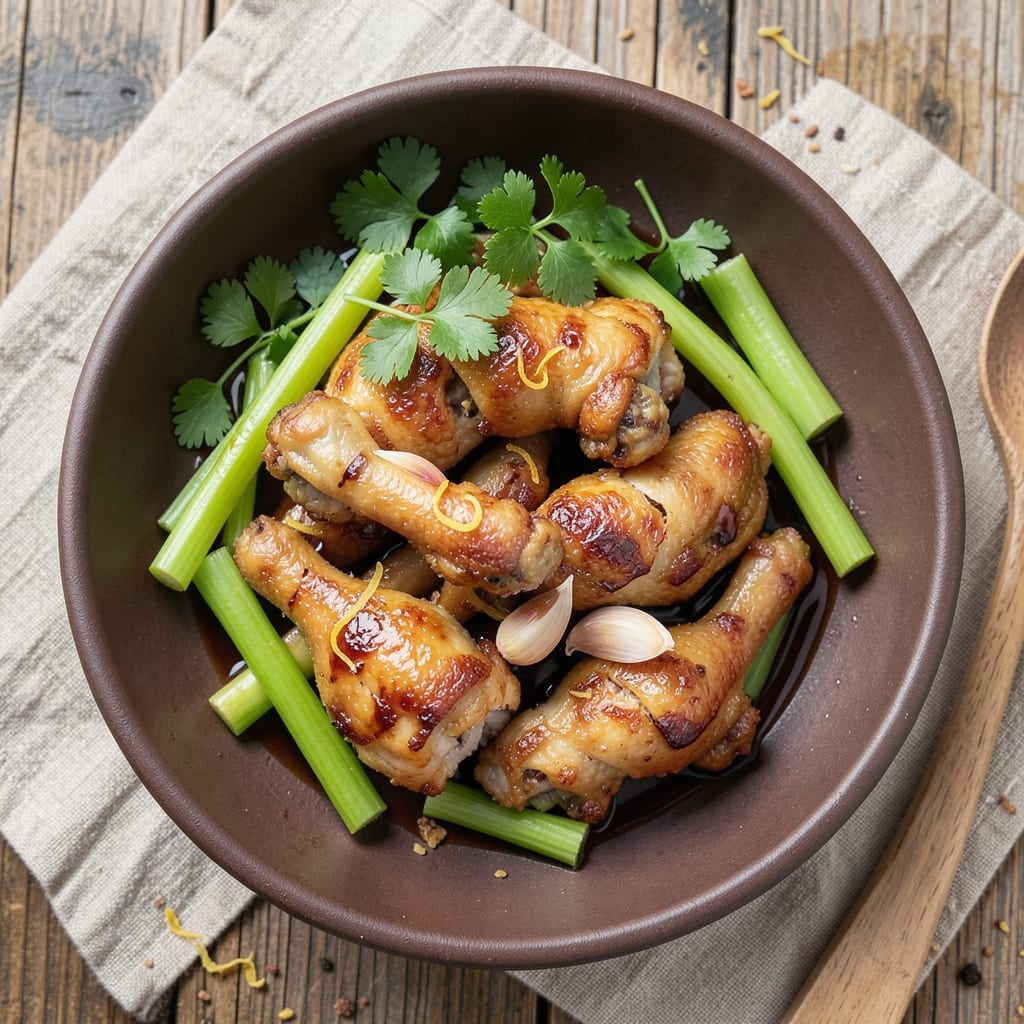 Baked Chicken Feet Recipe: Celery-Crusted Crunch With Silky Yolk Magic