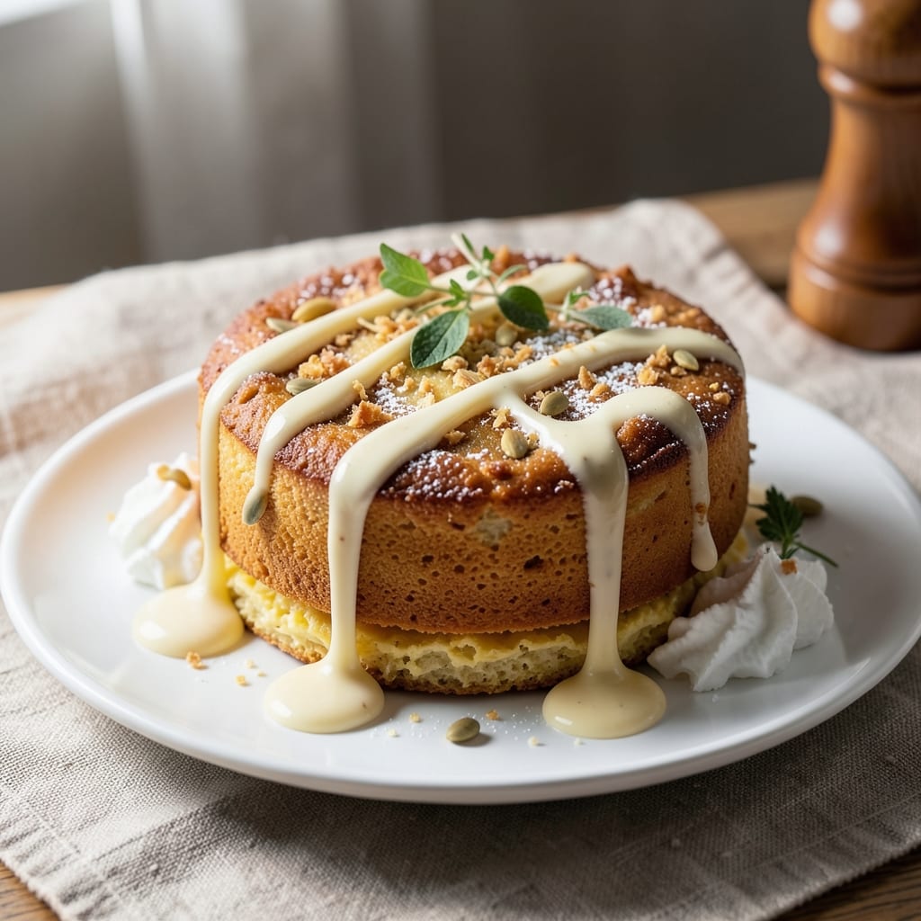 Baked Chicken Cake Recipe: Golden Crust and Silky Yolk Rivers in One Dish