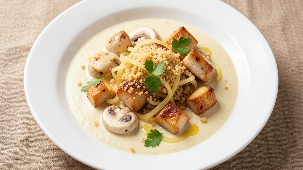 Campbell's Chicken à LA King Recipe: Golden Crispy Top, Creamy Mushroom Swirl