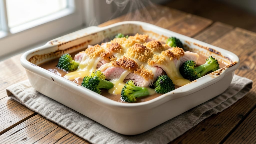 Campbell's Chicken and Broccoli Bake Recipe: One-Pan Cheesy Crunch and Creamy Velout