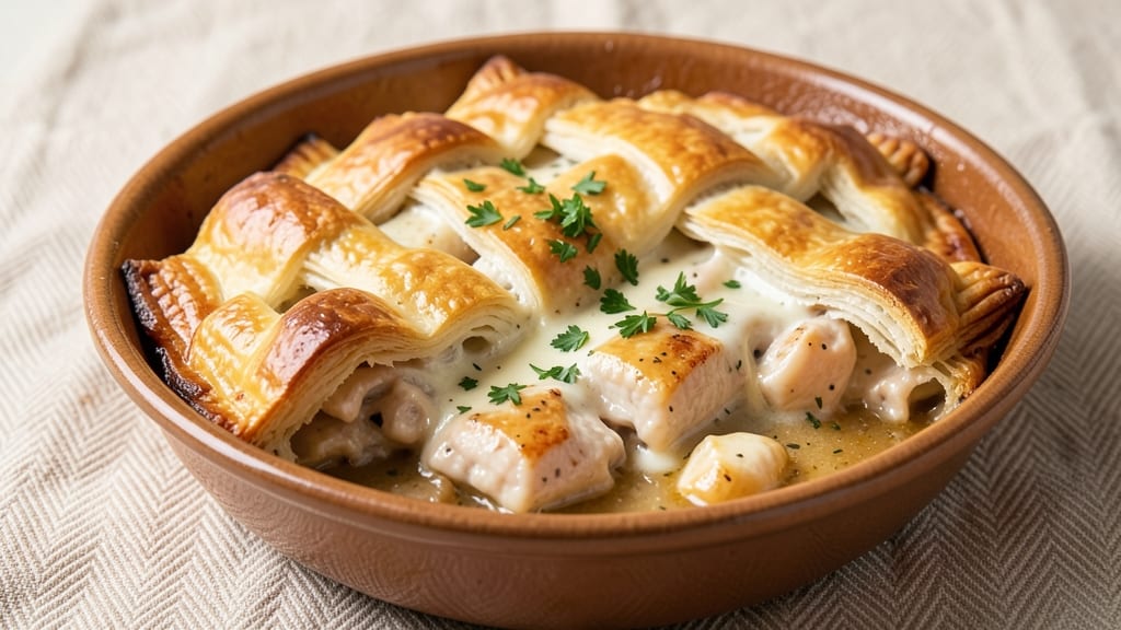 Campbell's Cream of Chicken Chicken Pot Pie Recipe: Homestyle Crispy Crust and Comforting Filling