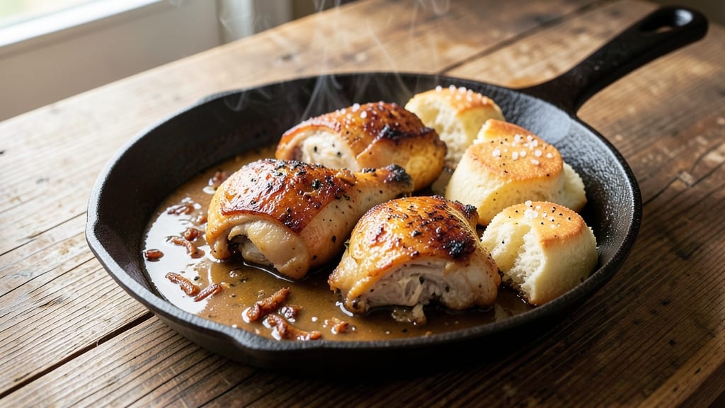Campbell's Easy Chicken and Biscuits Recipe: One-Pan Comfort with Celery-Vinegar Zing