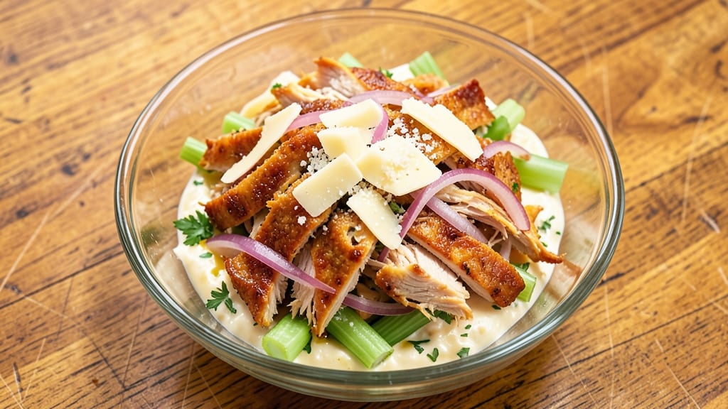 Chick Classic Carol Copycat Chicken Salad Recipe: Celery-Vinegar Crunch With Triple-Cheese Creaminess
