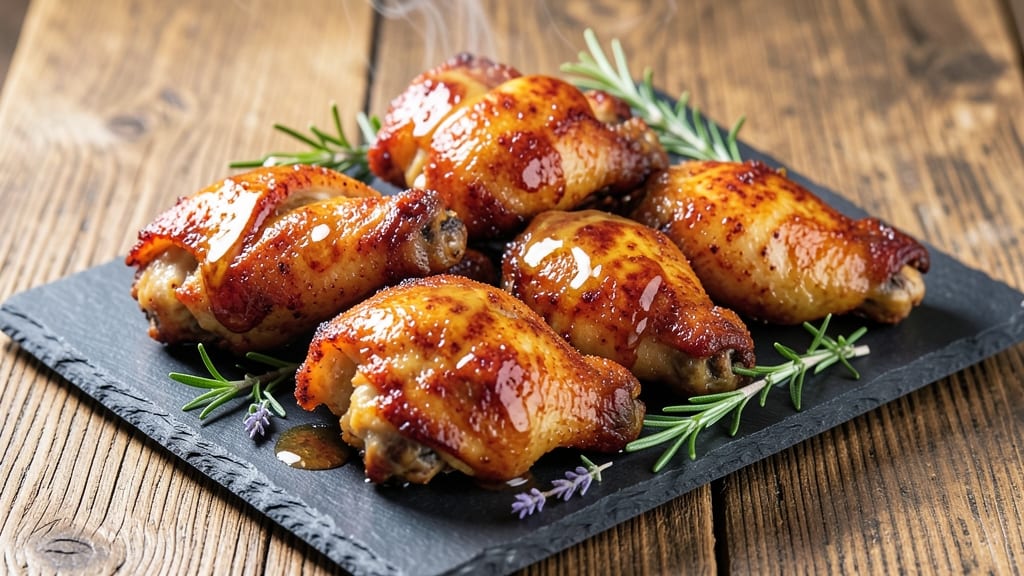 Chicken Wings and Drumsticks Recipe: Smoky Garlic Butter Glaze for Crispy Bites