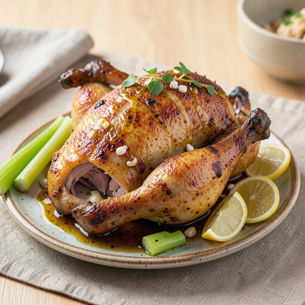 Buddy Valastro's Roasted Chicken Recipe: Celery-Crusted Crunch With Runny Yolk Magic
