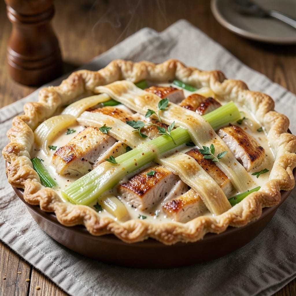 Bell and Evans Chicken Pot Pie Recipe: Celery-Crusted Crunch and Creamy Gravy Harmony