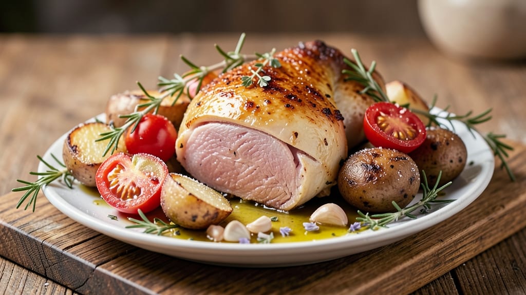 Jamie Oliver's Chicken, Potatoes, and Tomatoes Recipe: One-Pan Herb-Infused Harmony