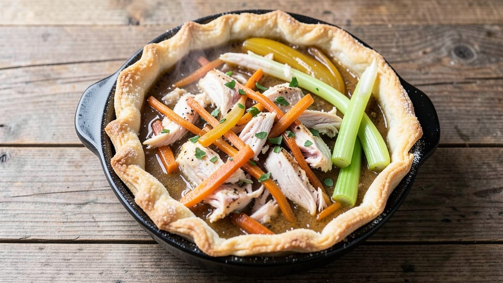 Mrs Budd's Chicken Pot Pie Copycat Recipe: Golden Crust, Flaky Layers That Shatter