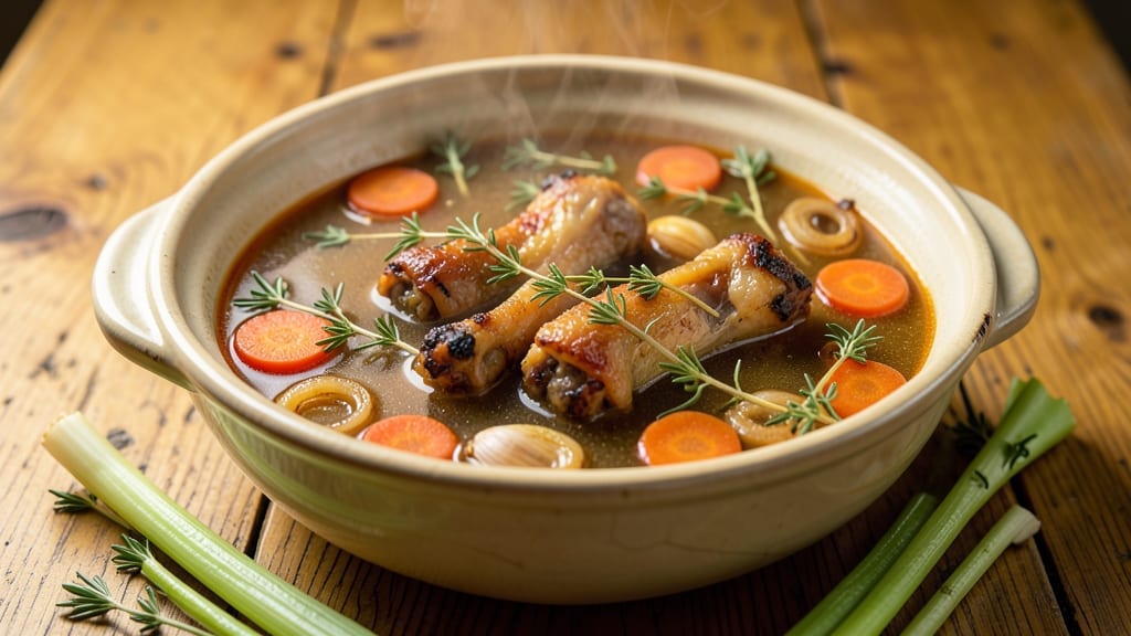 Old Fashioned Chicken Broth Recipe: Rich Homestyle Depth in One Pot